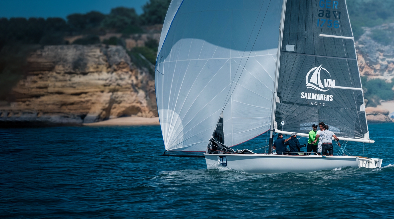 Photograph to be replaced with VM Sailmakers work under sail