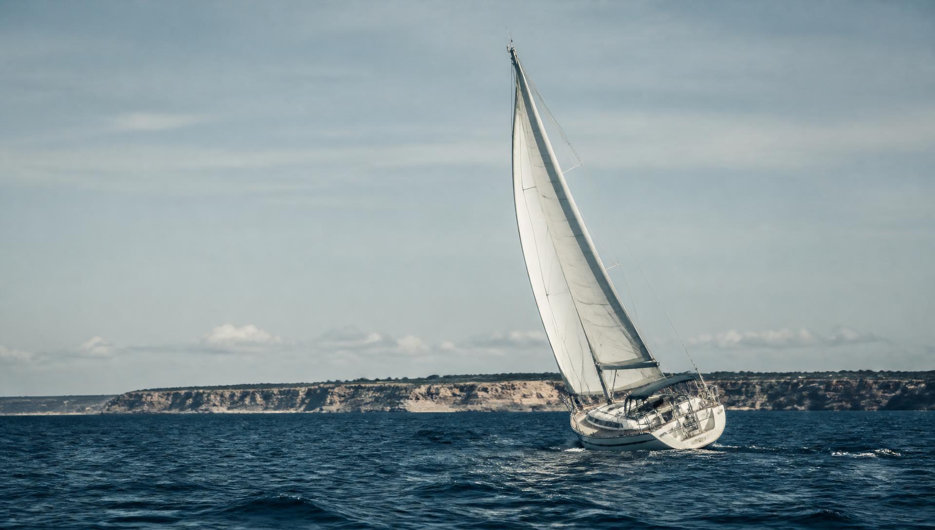 Photograph to be replaced with VM Sailmakers work under sail
